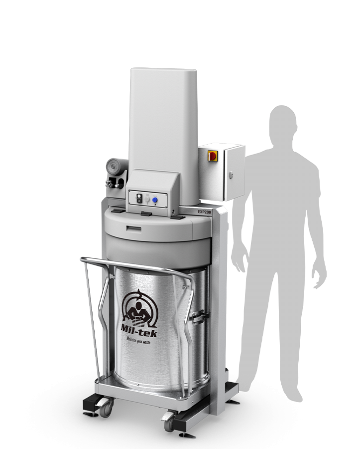 EXP200-sekajätepuristin-mil-tek-ylin kuva